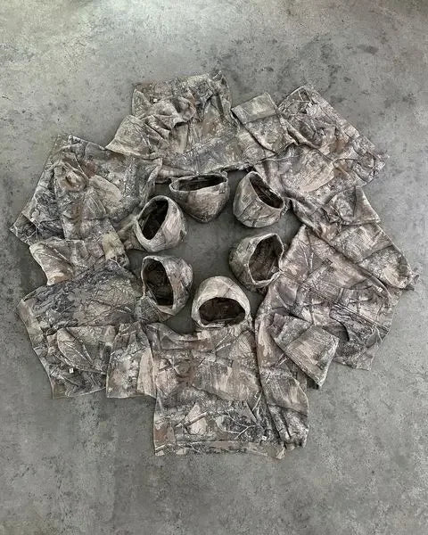 Conjunto chandal baggy de camuflaje