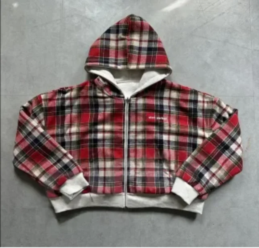 Chaqueta reversible de cuadros